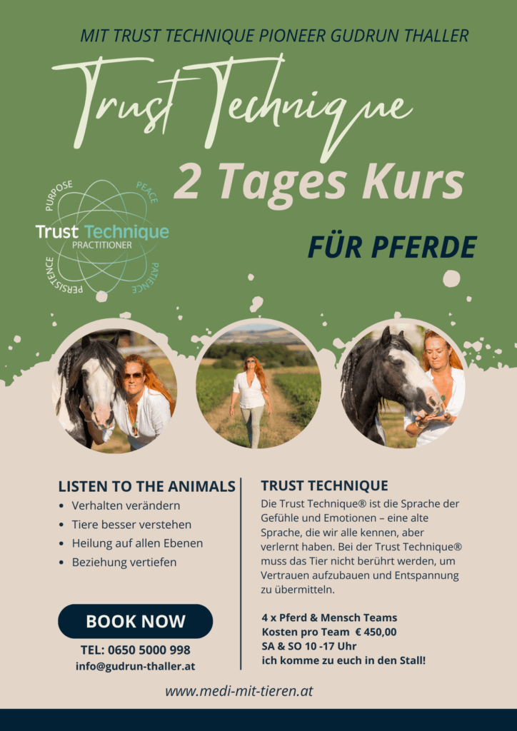 TRUST TECHNIQUE 2 Tages Kurs Pferde